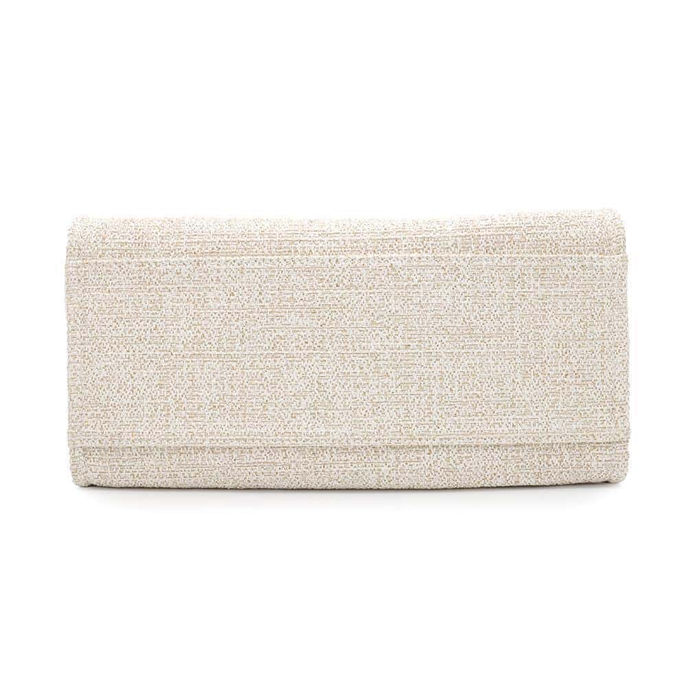 CHANEL Deauville 2WAYTote Bag Ivory/GoldA66941 Tweed Size GM