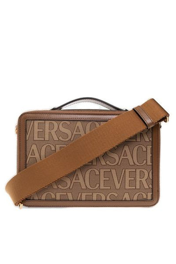 VERSACE ALLOVER MESSENGER BAG