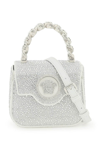 Versace La Medusa Handbag With Crystals Women