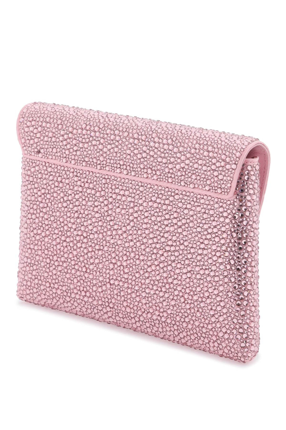 Versace La Medusa Envelope Clutch With Crystals Women