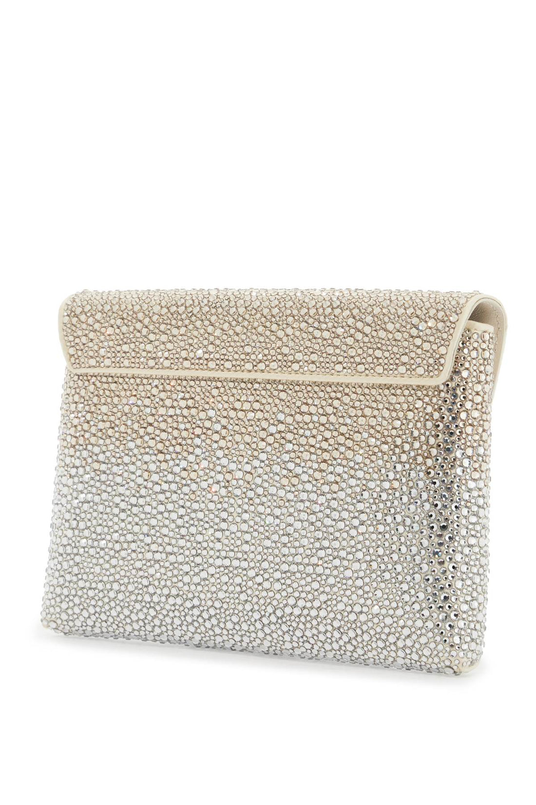 Versace La Medusa Envelope Clutch With Crystals Women