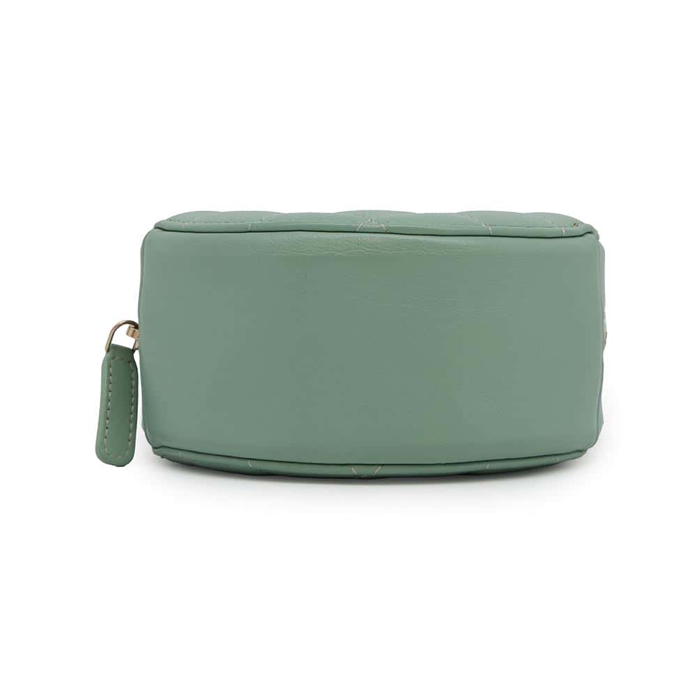 CHANEL Round Shoulder Bag Light GreenA70657 Lambskin