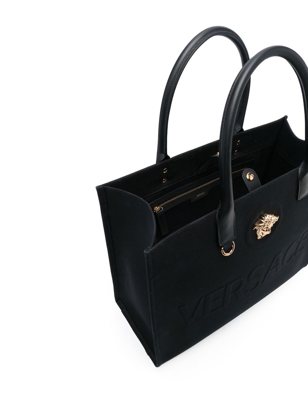 LA MEDUSA LARGE CANVAS TOTE BAG