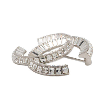 CHANEL CC Logo BroochA63085 Metal Rhinestone