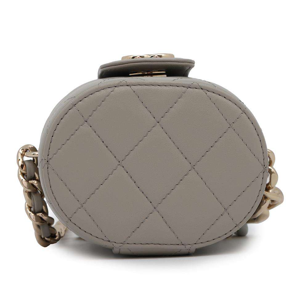 CHANEL Vanity Chain Bag GrayAP2428 Lambskin