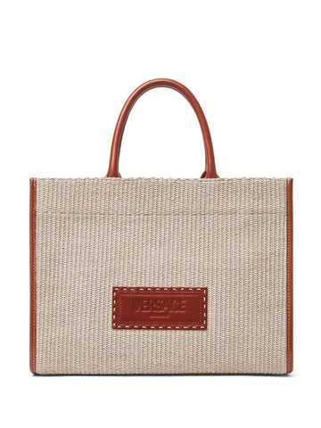 Large Athena Raffia Tote Bag