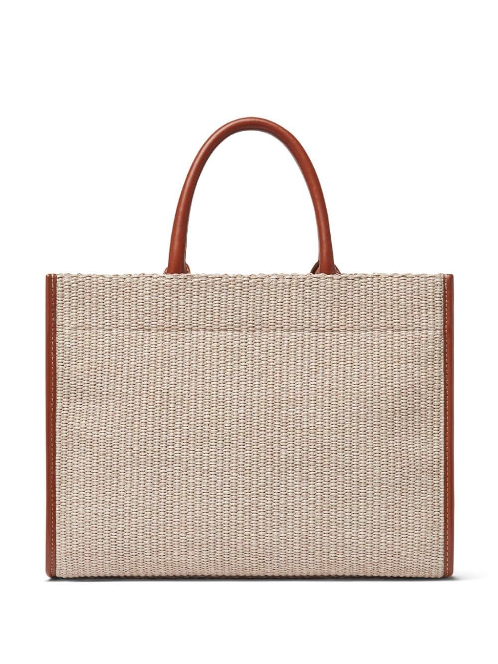 Large Athena Raffia Tote Bag