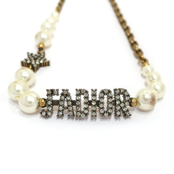 Dior Chocker Necklace Regin Pearl G  Rhinestone Accessories Fashion