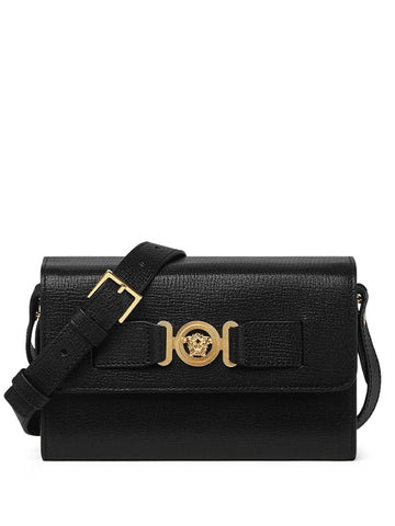MEDUSA BIGGIE LEATHER CLUTCH BAG