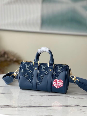 SO - New Fashion Women's Bags LV Nigo Monogram Drip Taurillon A089