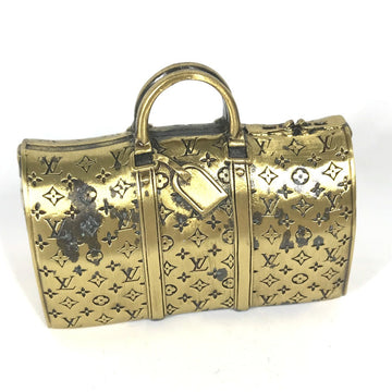 LOUIS VUITTON object metallic gold Novelty Not for Sale Monogram Boston Duffel bag Keepall motif mens Used