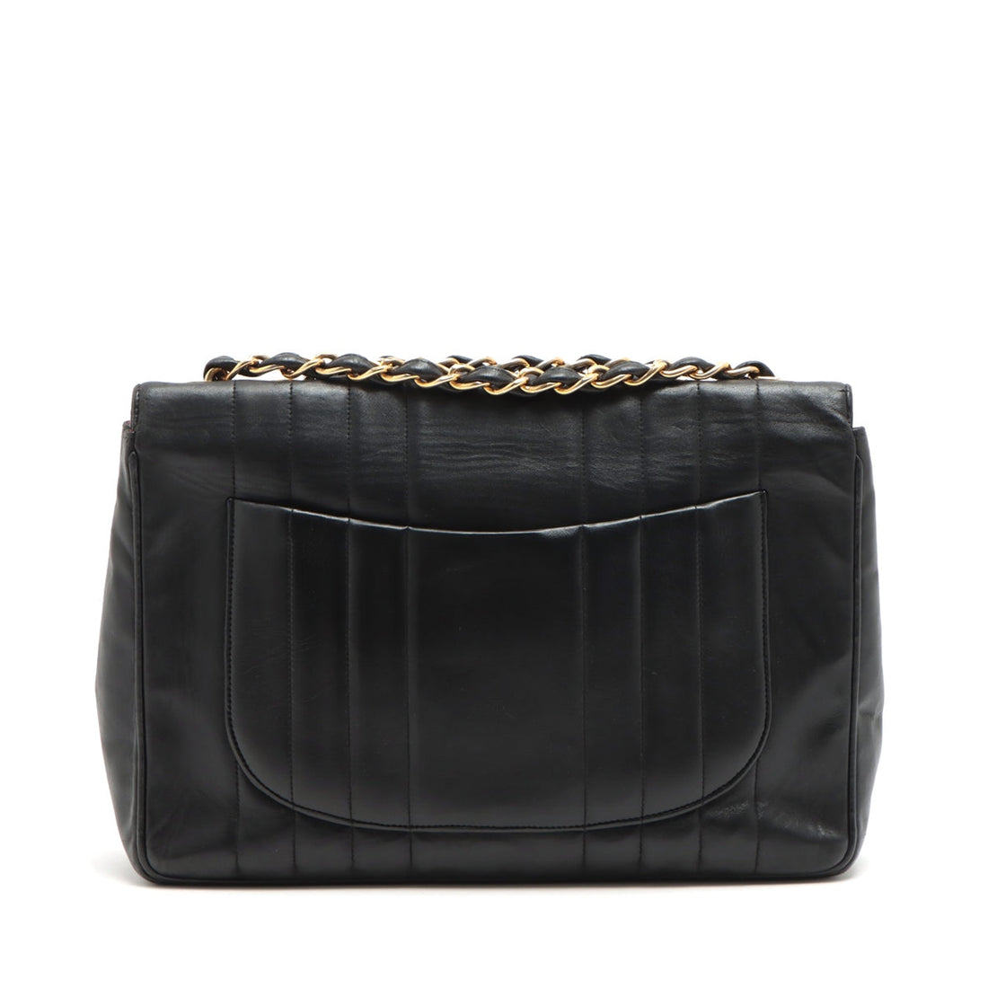 Chanel Black Lambskin Mademoiselle Chain Shoulder Bag
