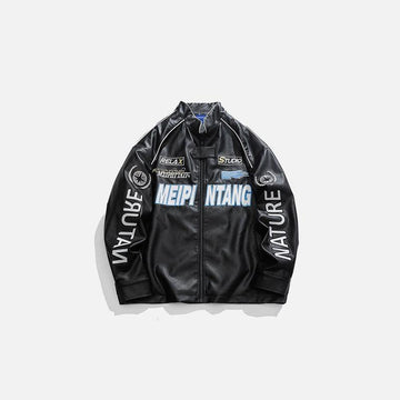 Galactic Drift Leather Jacket
