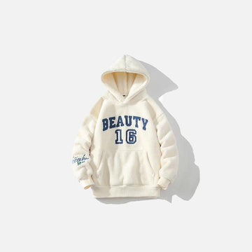 Loose Fluffy Fleece Hoodie