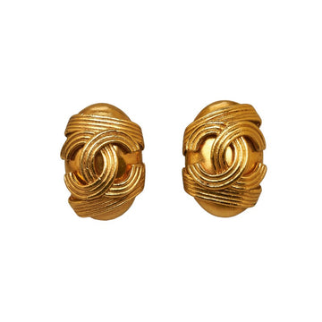 Chanel Cocomark Waterdresser Earring Gold   Chanel