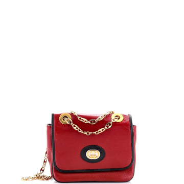 Marina Chain Flap Bag Leather Mini