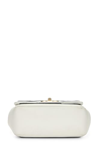 Chanel,  White & Black Quilted Lambskin Graphic Flap Mini, Multi