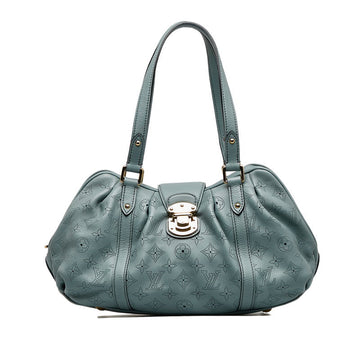 Louis Vuitton Monogram Machina Runner PM Handbag M93442 Blue Shell Pants Ladies LOUIS VUITTON