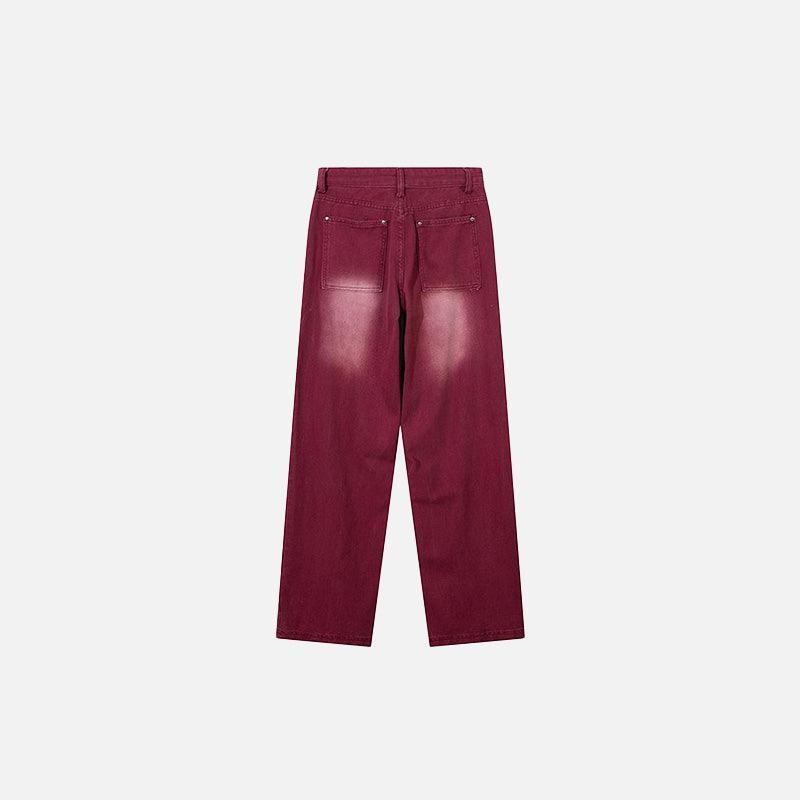 Red Brick Retro Vintage Jeans