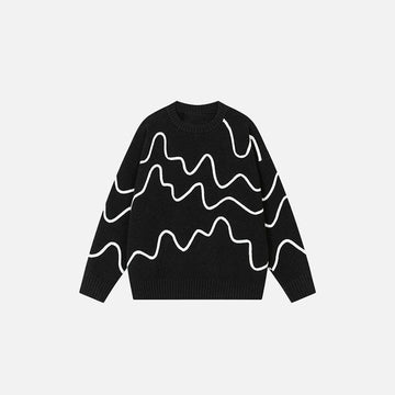 Wave Pattern Sweater