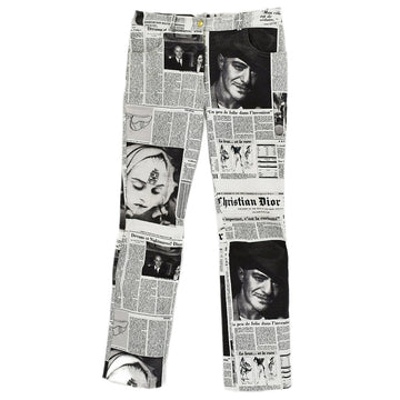 Christian Dior * Fall 2000 John Galliano Newspaper Pants #38