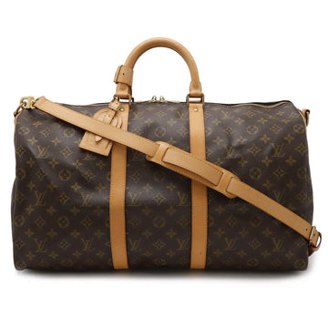 Louis Vuitton Monogram Keepall Bandolière 50 Boston Bag M4141