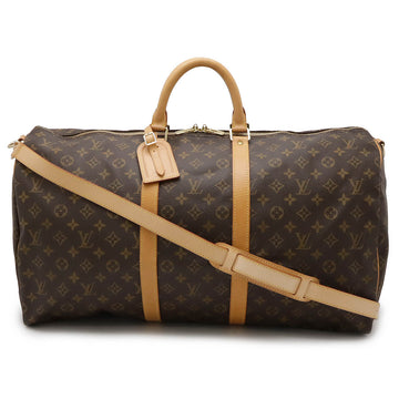 Louis Vuitton Monogram Keepall Bandoulière 55 Boston Bag