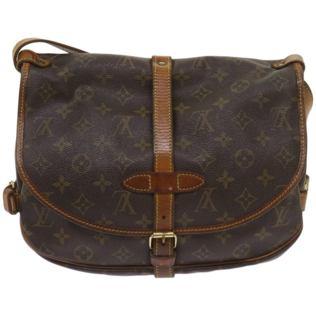 Louis Vuitton Saumur  Canvas Shoulder Bag ()
