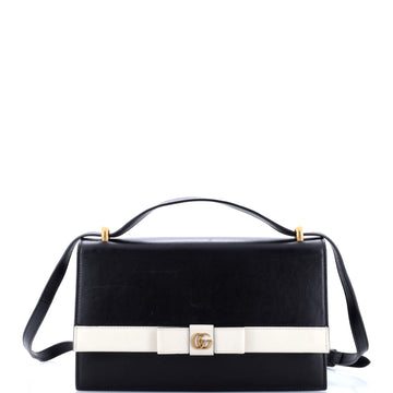 GG Marmont Ribbon Shoulder Bag Leather Small