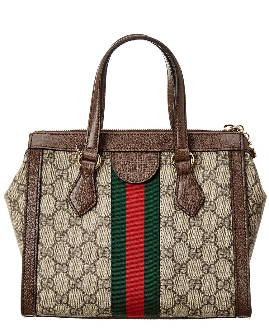 Gucci Ophidia Small GG Supreme Canvas & Leather Shoulder Bag