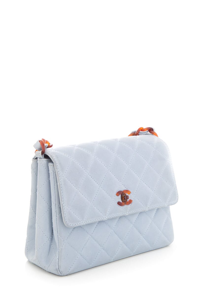 Chanel Vintage 1997/99 Pale Blue Handbag