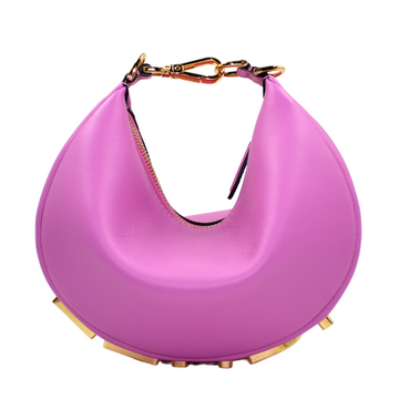 Fendi Fendigraphy Mini Leather Hobo Bag