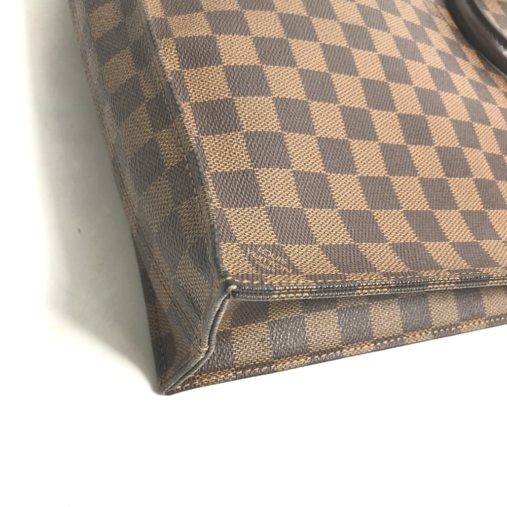 LOUIS VUITTON Tote Bag N51140 Damier canvas Brown Damier Sac Plat Women Used