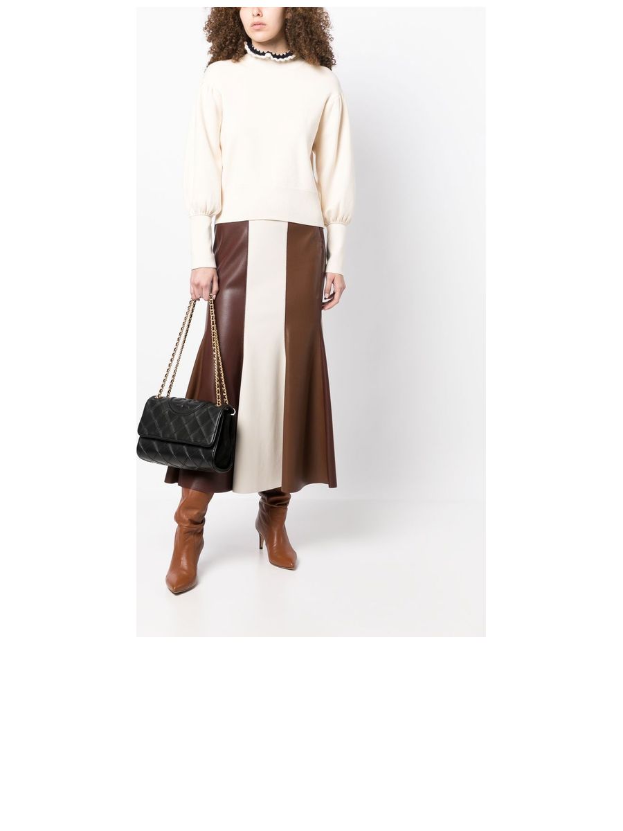 Quilted Chainlink Shoulder Bag