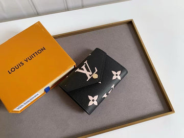 LV Victorine Monogram Empreinte Leather Wallet