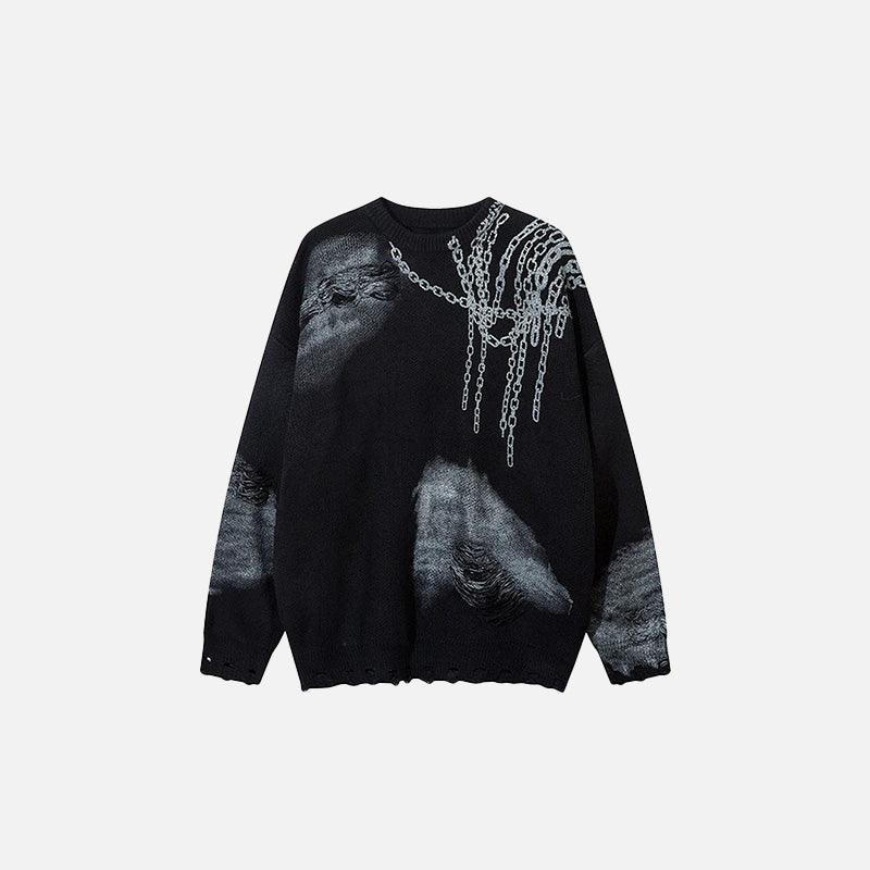 Shadow Chains Knit Sweater