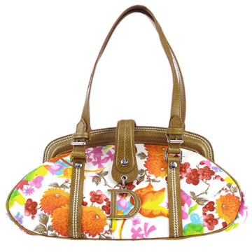 Christian Dior 2005 Multicolor Flower Handbag