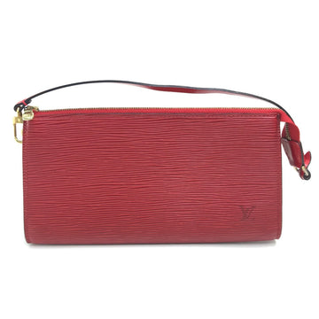 LOUIS VUITTON Pouch M52947 Epi Leather Red Epi Pochette Accessoires Women Used
