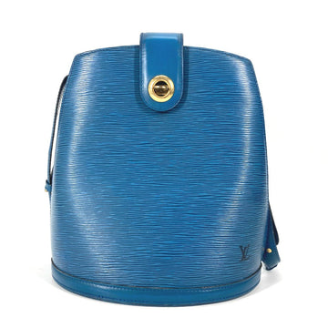 LOUIS VUITTON Shoulder Bag M52255 Epi Leather blue Epi Cluny PM Women Used