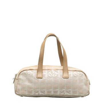 CHANEL Chanel Handbags Canvas/Leather Ivory Beige Ladies and Gentlemen