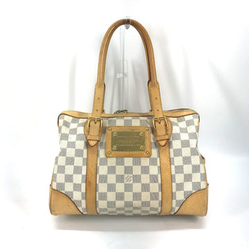 LOUIS VUITTON Handbag N52001 Damier Azur Canvas white Damier Azur Berkeley PM Women Used