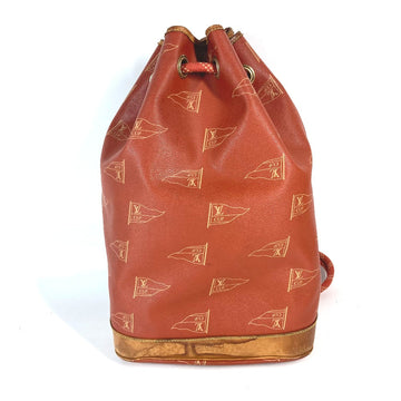 LOUIS VUITTON Shoulder Bag M80026 Leather / PVC Brown LVCUP Louis Vuitton Cup Saint Tropez Women Used