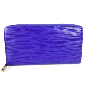LOUIS VUITTON Long Wallet Purse M6030G Epi Leather purple Epi Zippy wallet Women Used