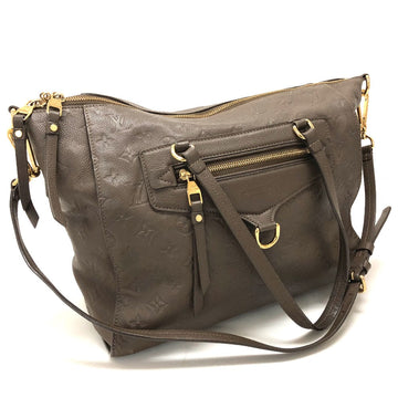 LOUIS VUITTON Handbag M43409 Monogram Ann Platt Leather Brown Monogram Unplant Remunize PM Women Used