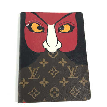 LOUIS VUITTON Other accessories Monogram canvas Brown notebook Yamamoto Hirosai kabuki Women Used