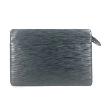 LOUIS VUITTON business bag M52522 Epi Leather black Epi Pochette Homme mens Used