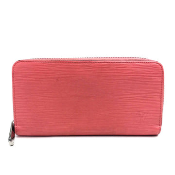 LOUIS VUITTON Long Wallet Purse M60663 Epi Leather Pink type Epi Zippy wallet Women Used
