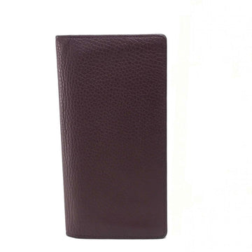 LOUIS VUITTON Long Wallet Purse Taurillon Clemence Leather Bordeauxtype Portefeuille Blaza mens Used