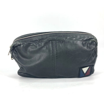 LOUIS VUITTON Sling bag M50445 leather gray V-Line 2WAY Handbag Fast Cross Sling bag mens Used