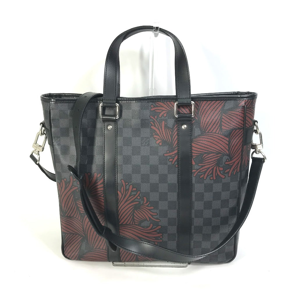 LOUIS VUITTON Tote Bag ‚m41717 Damier Grafitto Canvas black Christopher Nemeth PM Tadao mens Used